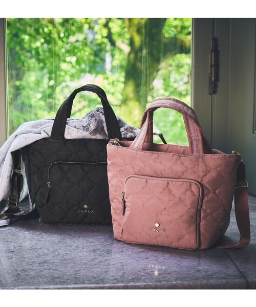 TOCCA（トッカ） トートバッグ CHECKER CLOVER QUILT BAG トートバッグ