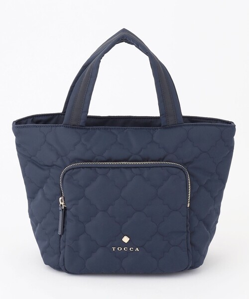 TOCCA トートバッグ CHECKER CLOVER QUILT BAG レディース