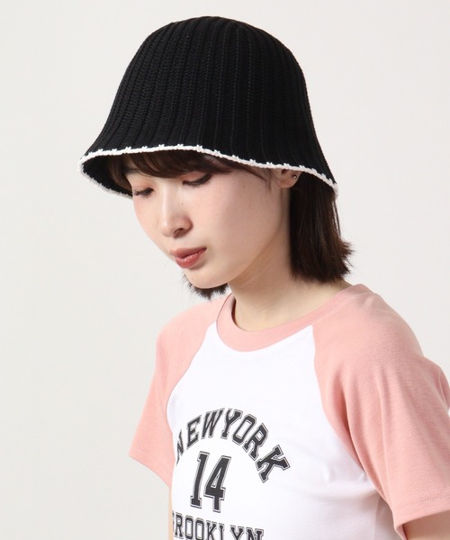 TESTIFY 帽子 ハット ニットハット 古着ミックス / Loose Knit Hat