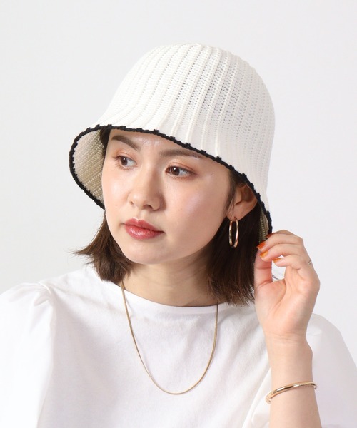 TESTIFY 帽子 ハット ニットハット 古着ミックス / Loose Knit Hat