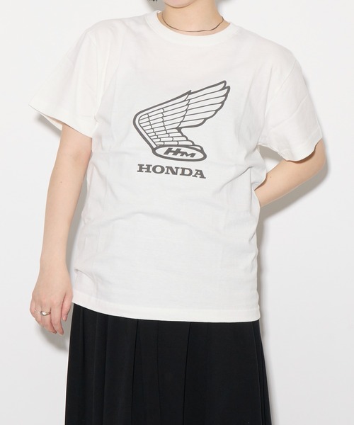 THE BAREFOOT tシャツ 「 HONDA / ホンダ 」 クラシックウイングマーク