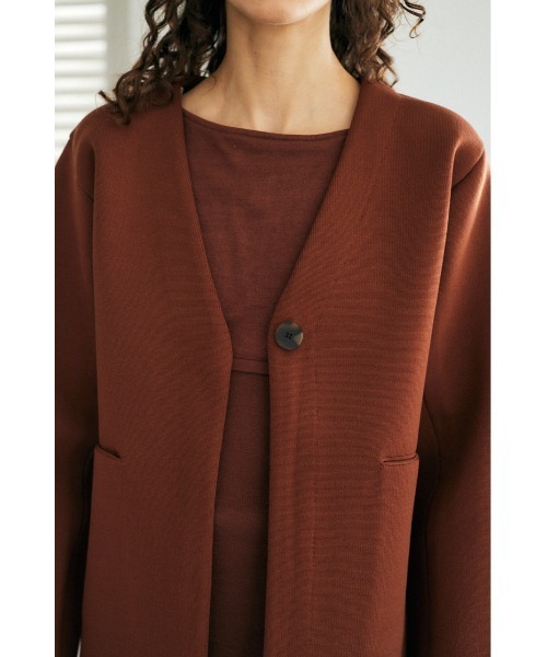 M_ コート アウター 「M_」KNIT ジャケット レディース