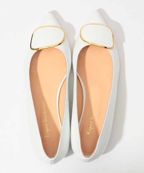 【美品】RUPERT SANDERSON フラットパンプス RUPERT SANDERSON パンプス レディース Rupert Sanderson