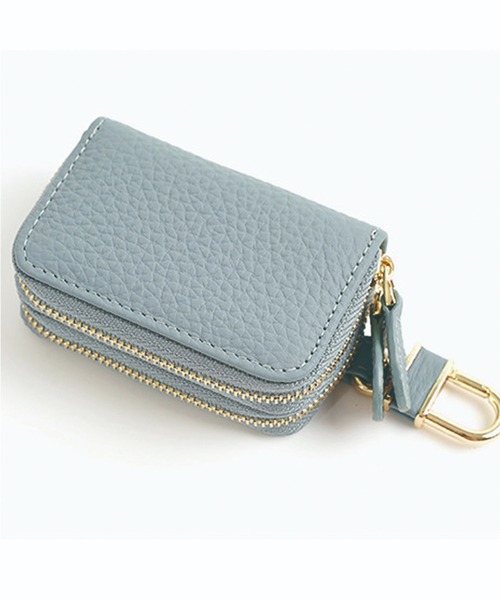 Port（ポート） キーケース 本革 ダブルファスナー キーケース ポーチ