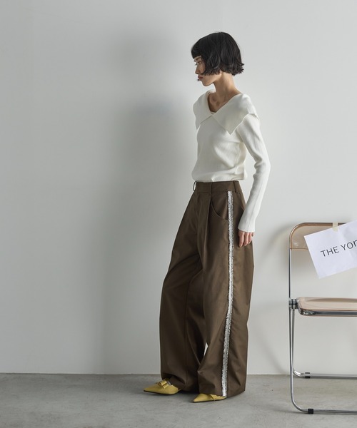SAINTLAURENT　サイドラインスラックス 1.jpg