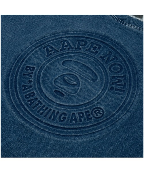 AAPE BY A BATHING APE トレーナー スウェット CREW NECK SWEAT