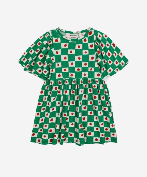 日本最大の Tomato ワンピース CHOSES BOBO all dress sleeves ruffle over ワンピース