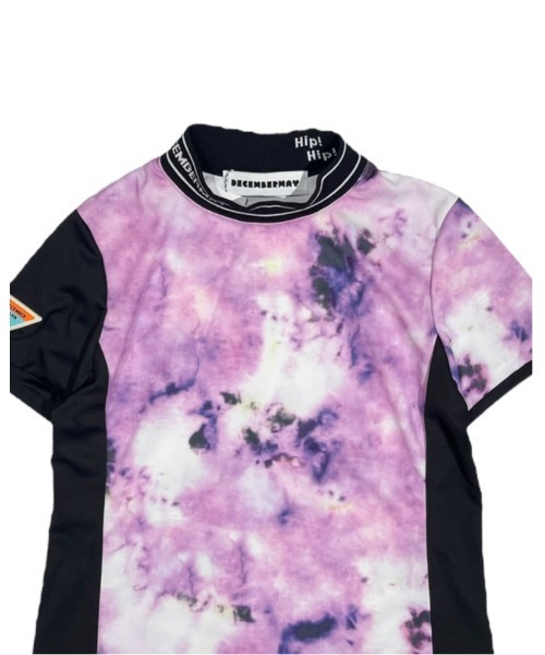 DECEMBERMAY（ディセンバーメイ） ポロシャツ 半袖 Tie dye art