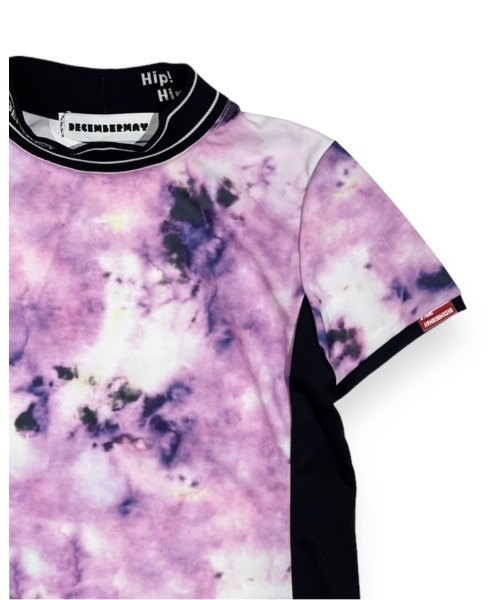 DECEMBERMAY（ディセンバーメイ） ポロシャツ 半袖 Tie dye art