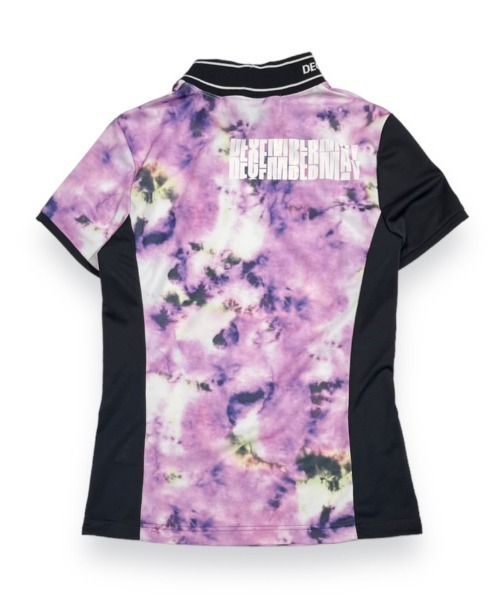 DECEMBERMAY（ディセンバーメイ） ポロシャツ 半袖 Tie dye art