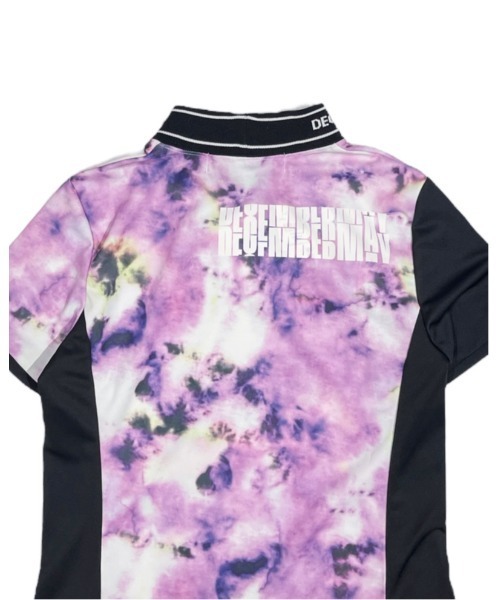 DECEMBERMAY（ディセンバーメイ） ポロシャツ 半袖 Tie dye art