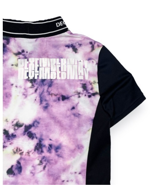 ディセンバーメイ(半袖) DECEMBERMAY（ディセンバーメイ） ポロシャツ 半袖 Tie dye art