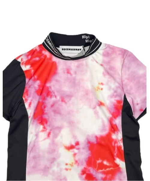 DECEMBERMAY（ディセンバーメイ） ポロシャツ 半袖 Tie dye art