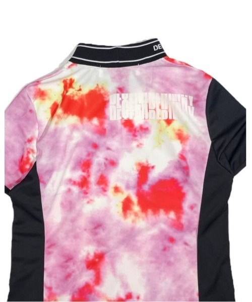 ディセンバーメイ(半袖) DECEMBERMAY（ディセンバーメイ） ポロシャツ 半袖 Tie dye art