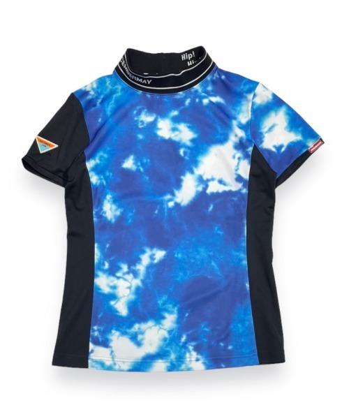 DECEMBERMAY（ディセンバーメイ） ポロシャツ 半袖 Tie dye art