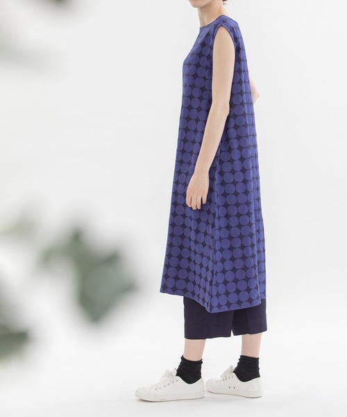 nop de nod Cornet リネンレーヨンノースリーブ2wayワンピース nop de nod ワンピース Cornet リネンレーヨンノースリーブ2way