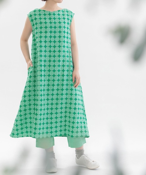 nop de nod（ノップドゥノッド） ワンピース Cornet リネンレーヨン