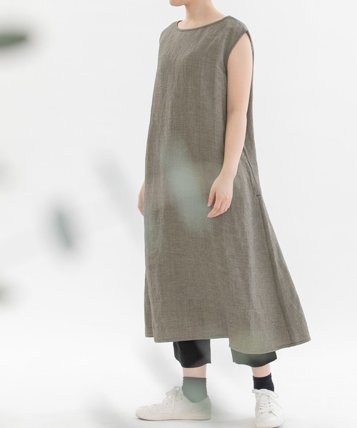nop de nod（ノップドゥノッド） ワンピース Cornet リネンレーヨン