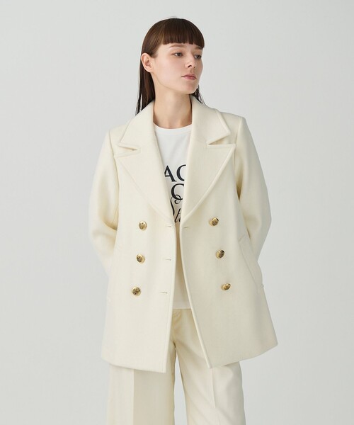 D&G ピーコート サイズ46 きこえる ダークグレー