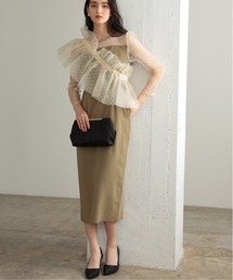 PREFERIR（プレフェリール） ドレス マルチウェイ チュールフリル付き