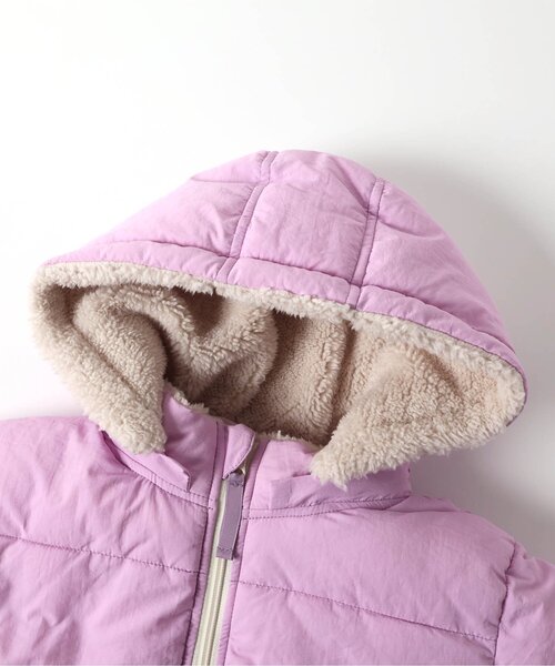 BREEZE ダウン アウター 中綿ボアリバーシブルブルゾン_マシン