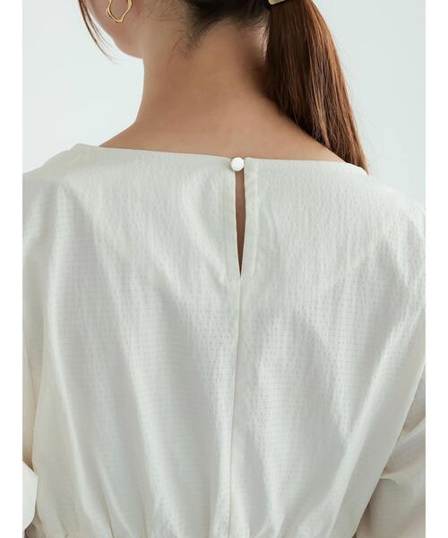 CELINE フィービー期　ホワイト チュニック ブラウス　五分袖 CELINE フィービー期 ホワイト チュニック ブラウス 五分袖