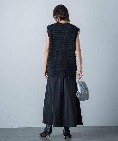 LAUTREAMONT（ロートレアモン） ベスト ジレ フェザーミックス