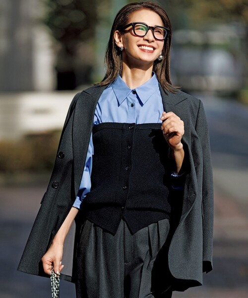 ユニ＊ビスチェ UNFILO 「洗える」ニットビスチェ レディース : ZOZOTOWN Yahoo