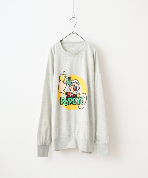 POPEYE グレー スウェット M POPEYE 90's グレー スウェット上下 Mサイズ - メルカリ