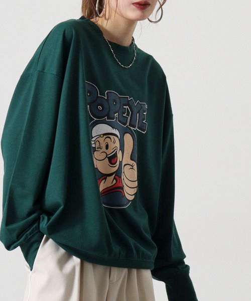 POPEYE（ポパイ） トレーナー スウェット POPEYE oversized sweatshirt