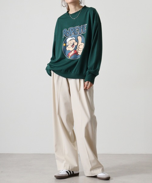POPEYE（ポパイ） トレーナー スウェット POPEYE oversized sweatshirt