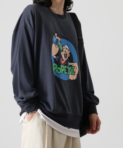 POPEYE（ポパイ） トレーナー スウェット POPEYE oversized sweatshirt