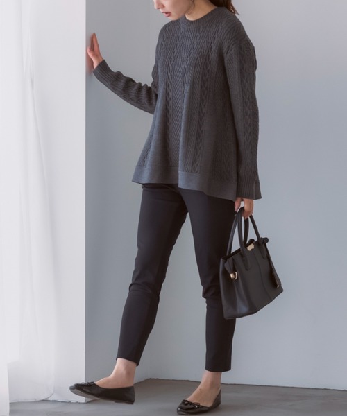 Sono（ソーノ） ニット セーター 「SONO/ソーノ」サークルフレア