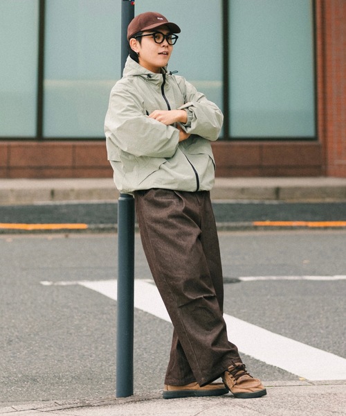 CIASU チノパン Cotton Twill Knee Tuck Wide Trousers メンズ