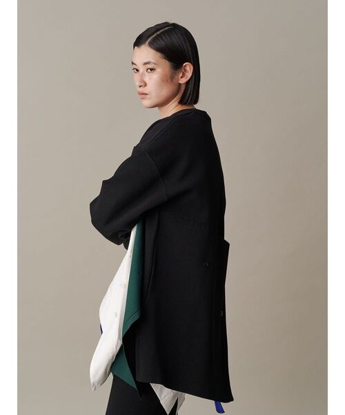 UN3D. ◌ ケープジャケット FREEサイズ UN3D. ニット セーター MULTICOLOR 2WAY CAPE TOP / マルチ