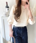 tシャツ 抜け感のある洗練デザイン。ラグランコ...の詳細画像4