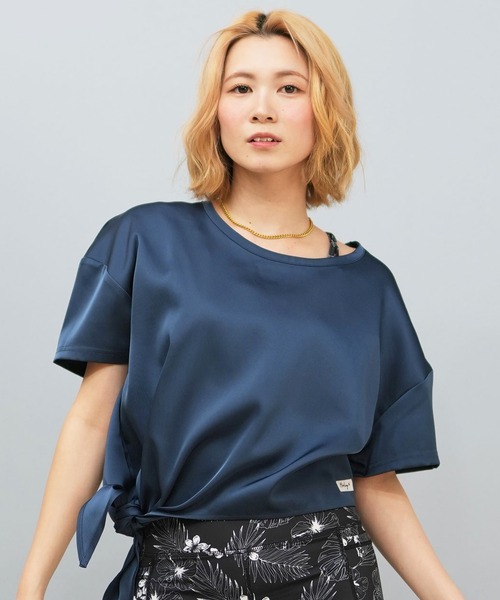 tシャツ Hurley/ハーレー リボン/水陸両用Tシャツ/UVケア WUSS251019 レディース Hurley tシャツ Hurley/ハーレー リボン/水陸両用Tシャツ/UVケア