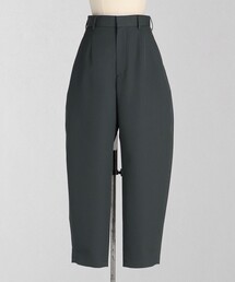 極美品✨LOEFF ウールギャバジンボンタントラウザー グレー