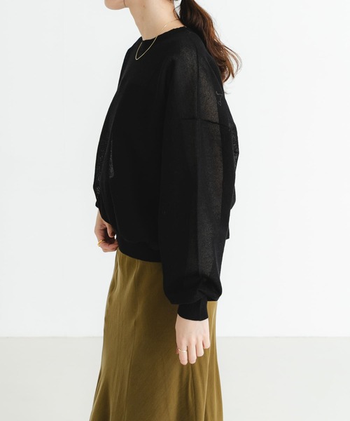 URBAN RESEARCH ニット セーター new basic リネン混スポン