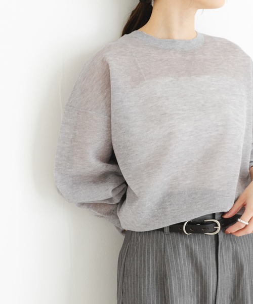 URBAN RESEARCH ニット セーター new basic リネン混スポン