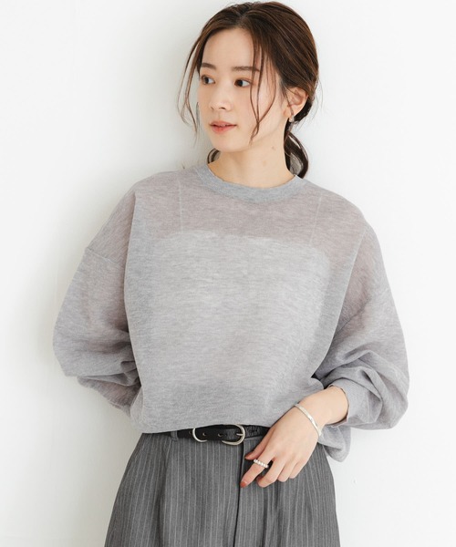 美品⁂センソユニコ⁂チュニック　プルオーバー　リネン混　ボーダー　ゆったり　L 美品⁂センソユニコ⁂チュニック プルオーバー リネン混 ボーダー