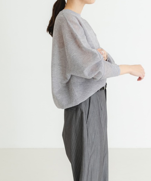 URBAN RESEARCH ニット セーター new basic リネン混スポン