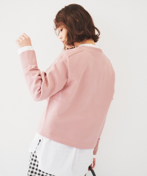 anuans ドルマンスリーブニットプルオーバー PINK ánuans - anuans ドルマンスリーブニットプルオーバー PINKの通販 by