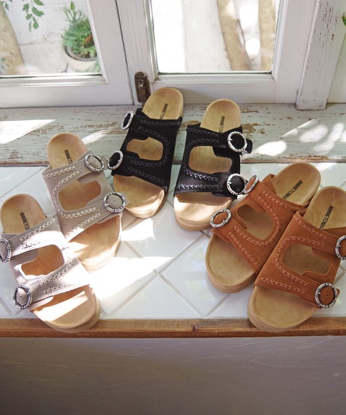 ミネトンカ　サンダル Minnetonka サンダル 「MINNETONKA/ミネトンカ」 スエードベルト