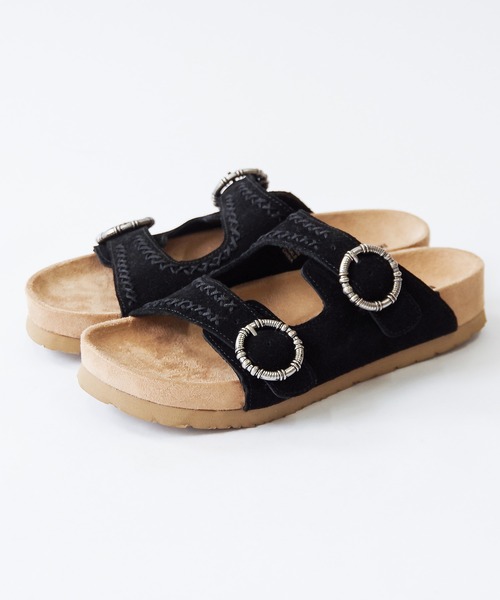 Minnetonka サンダル 「MINNETONKA/ミネトンカ」 スエードベルト