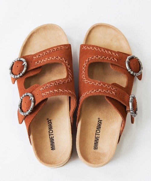 MINNETONKA 　スエードサンダル　サイズ5M (22cm程度) MINNETONKA スエードサンダル サイズ5M (22cm程度) - メルカリ