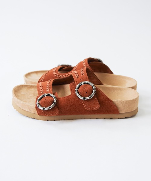 Minnetonka（ミネトンカ） サンダル スエードベルトサンダル GEORGINE