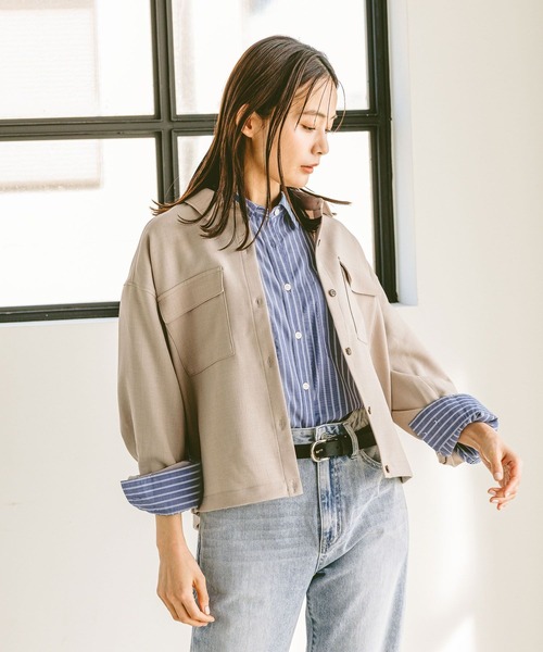 GLOBAL WORK お手入れラクラクセットアップ ショート丈 ジレ ブラック GLOBAL WORK｜お手入れラクラクセットアップ/ストレートパンツ