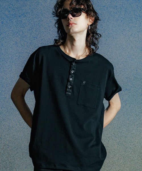 CRIMIE（クライミー） ヘンリーネック tシャツ EDDIE SHORT LENGTH