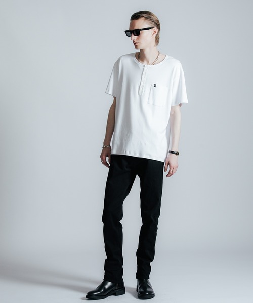 CRIMIE（クライミー） ヘンリーネック tシャツ EDDIE SHORT LENGTH